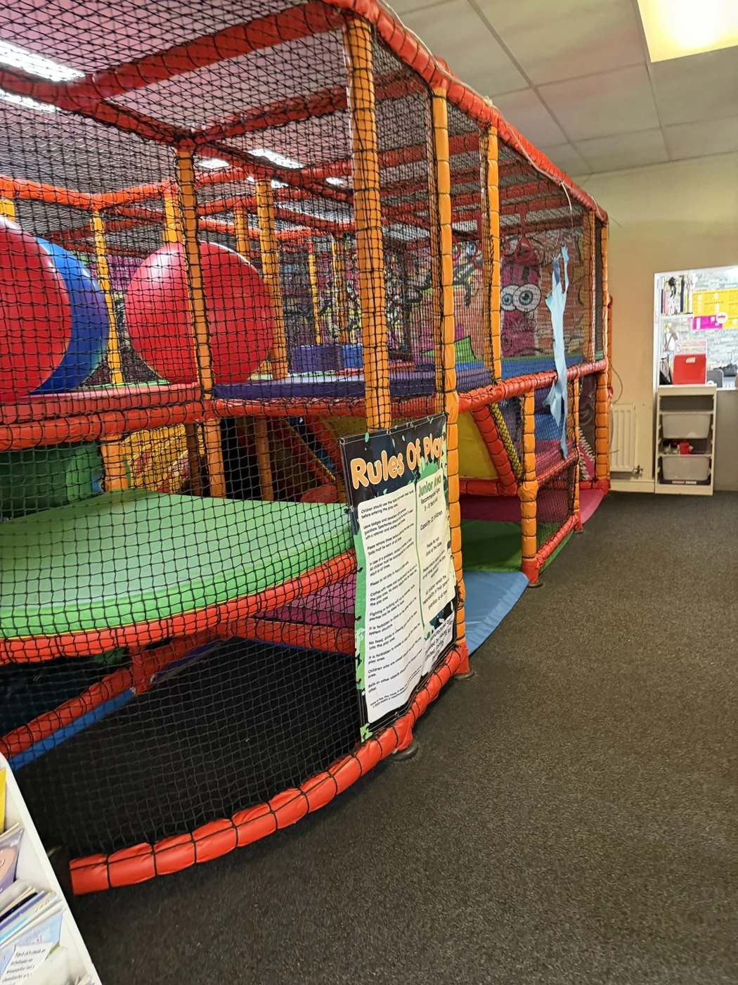 Fusion's real colourful indoor soft play in Risca